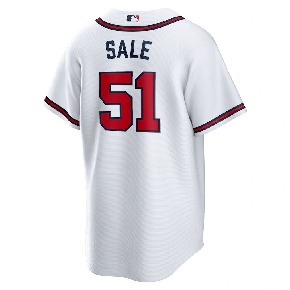 Chris Sale Atlanta Braves Nike Home Replica Jersey