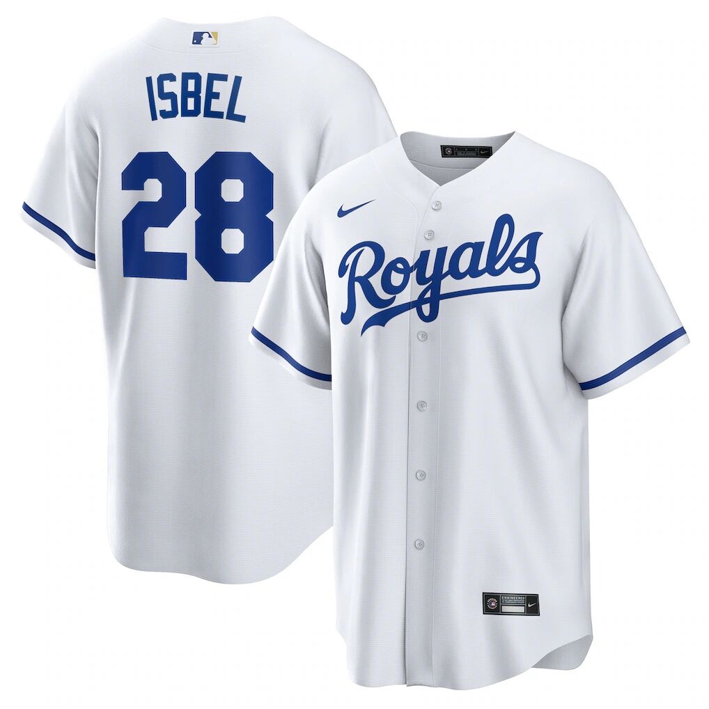Kyle Isbel Kansas City Royals Nike Home Replica Jersey