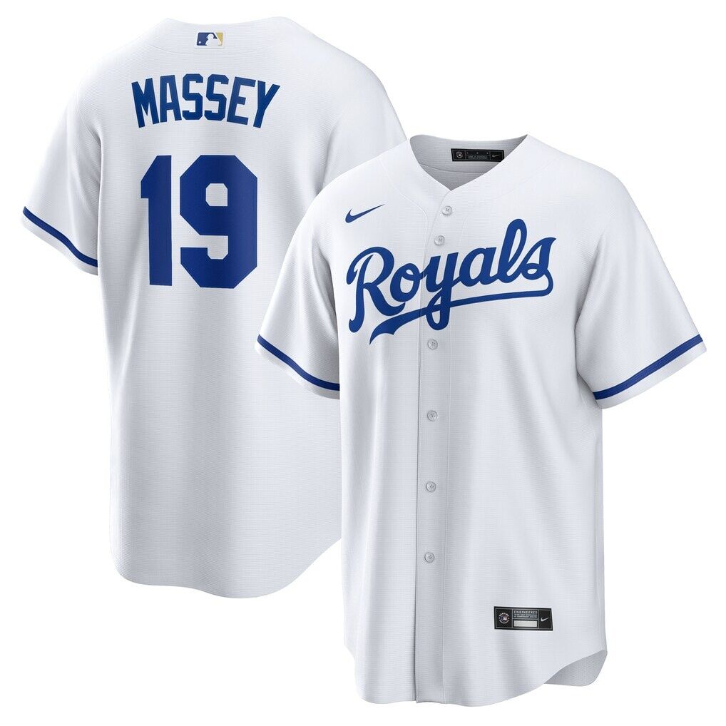 Michael Massey Kansas City Royals Nike Home Replica Jersey