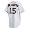 Isaac Paredes Houston Astros Nike Home Replica Jersey - White - Detail View