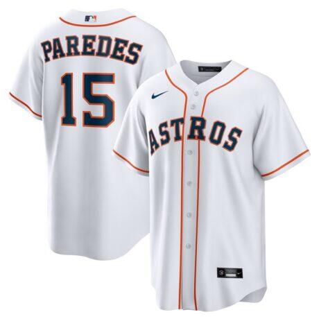 Isaac Paredes Houston Astros Nike Home Replica Jersey - White - Front View