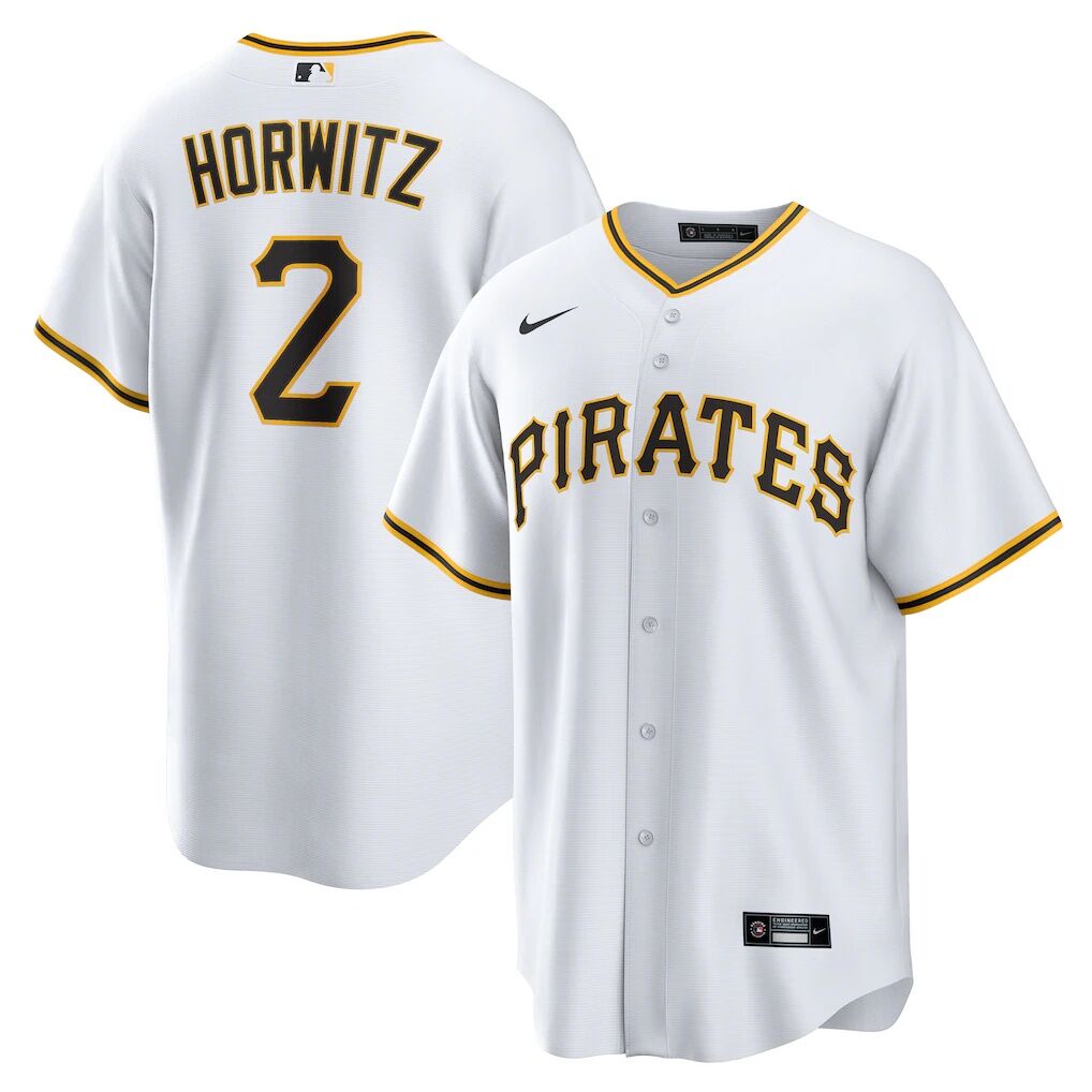 Spencer Horwitz Pittsburgh Pirates Nike Home Replica Jersey