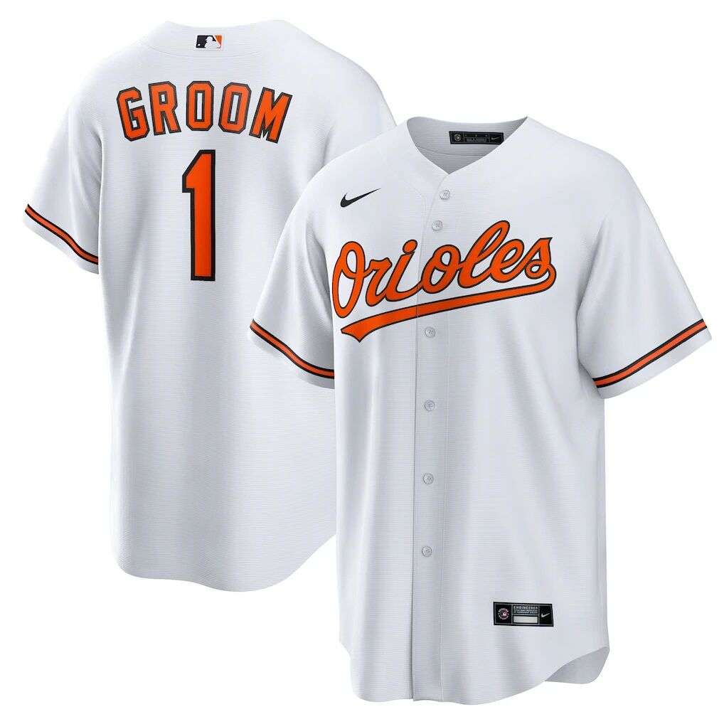 Baltimore Orioles Nike #1 Groom Home Replica Jersey