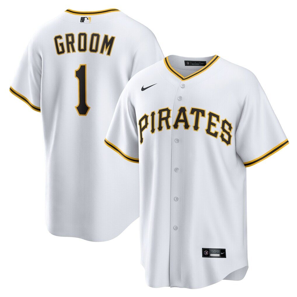 Pittsburgh Pirates Nike #1 Groom Home Replica Jersey