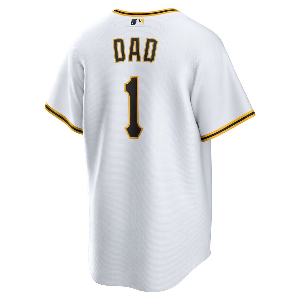 Pittsburgh Pirates Nike #1 Dad Home Replica Jersey