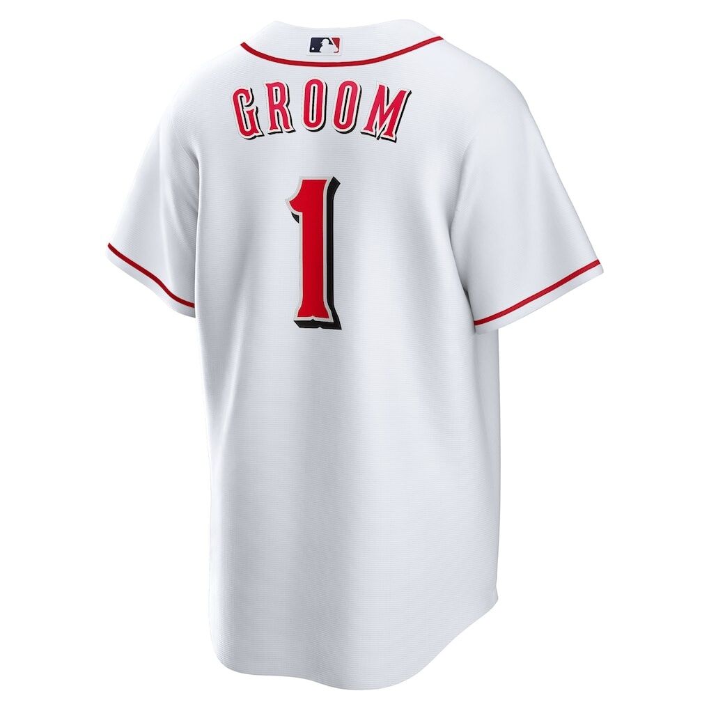 Cincinnati Reds Nike #1 Groom Home Replica Jersey