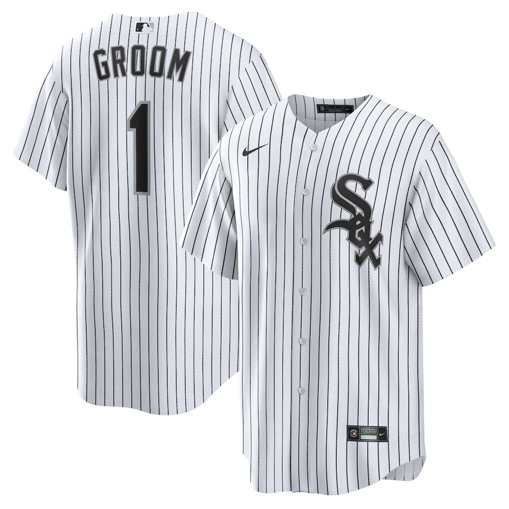Chicago White Sox Nike #1 Groom Home Replica Jersey