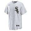 Chicago White Sox Nike #1 Groom Home Replica Jersey - White - Side View