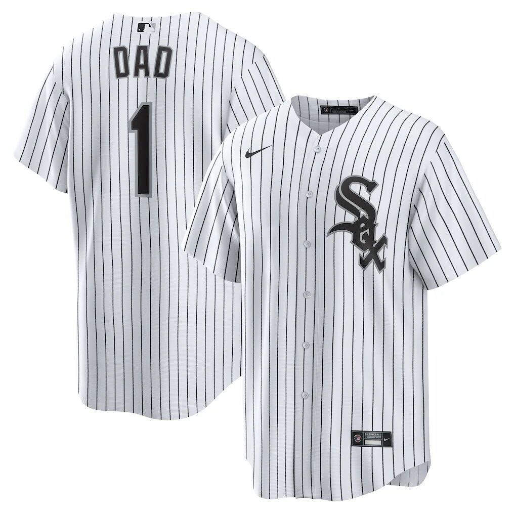 Chicago White Sox Nike #1 Dad Home Replica Jersey
