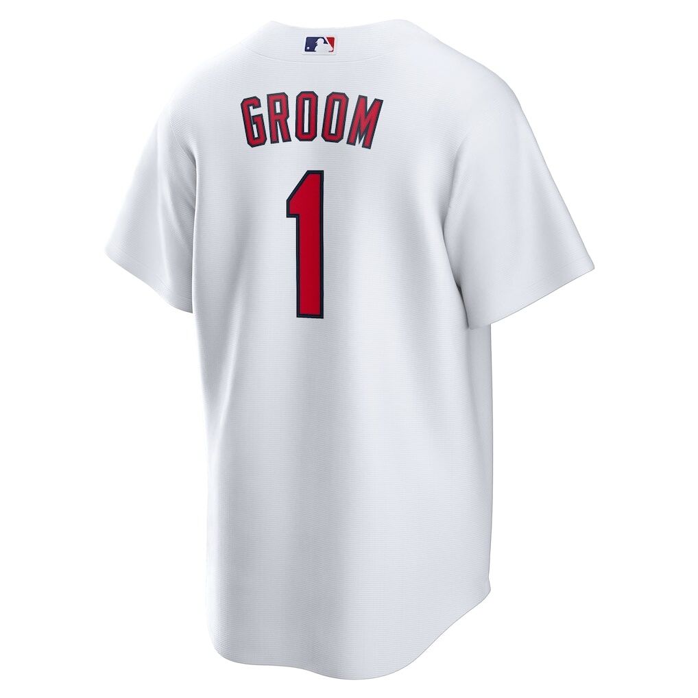 St. Louis Cardinals Nike #1 Groom Home Replica Jersey