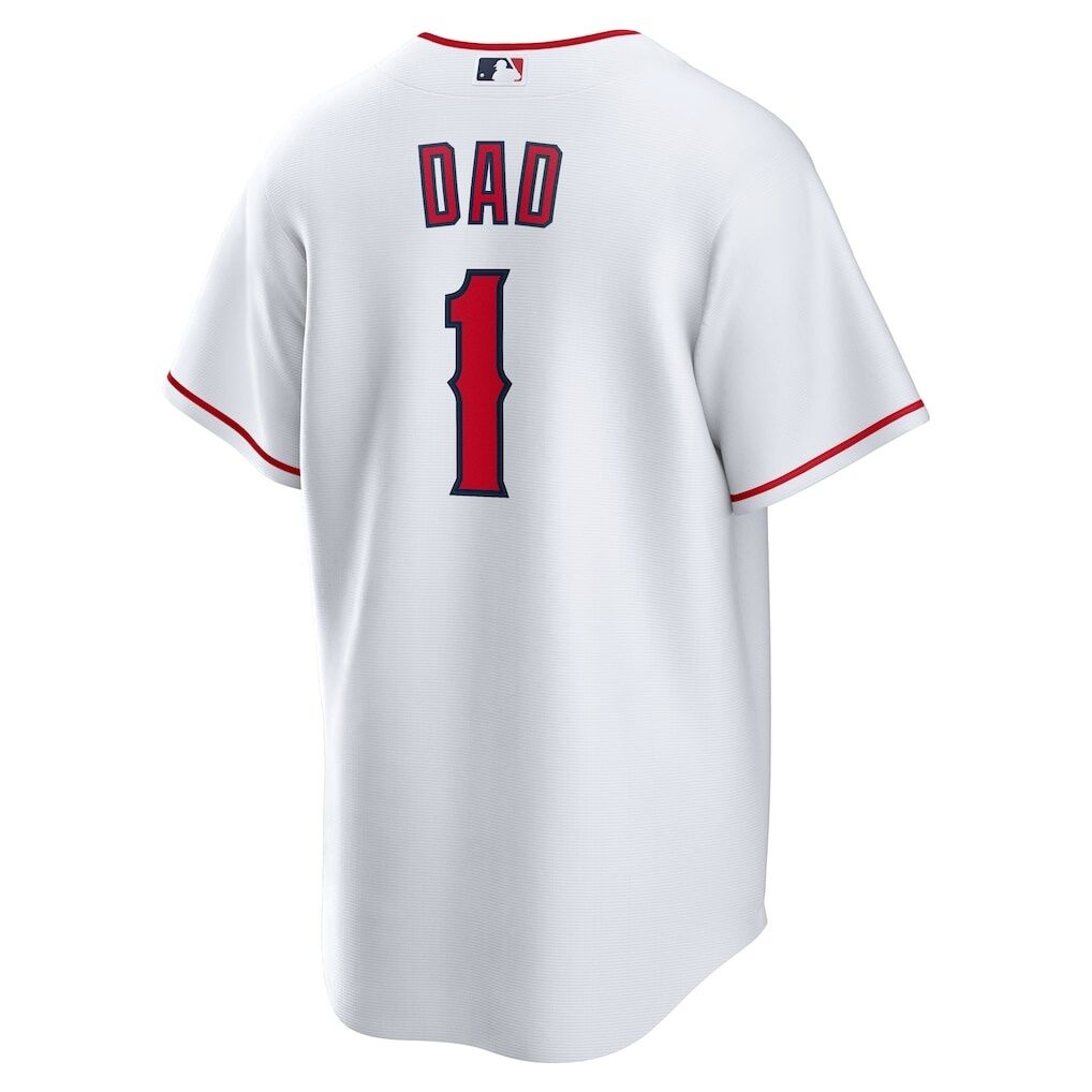 Los Angeles Angels Nike #1 Dad Home Replica Jersey