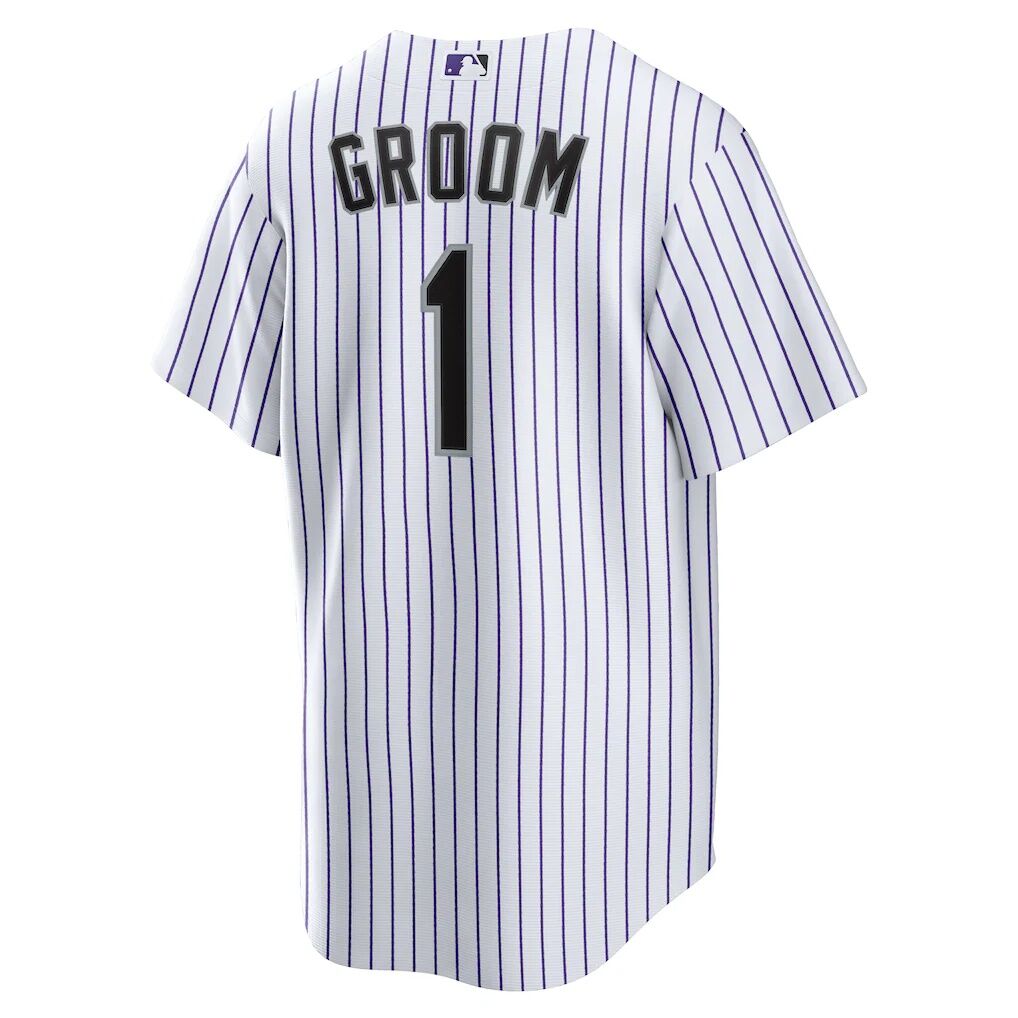 Colorado Rockies Nike #1 Groom Home Replica Jersey