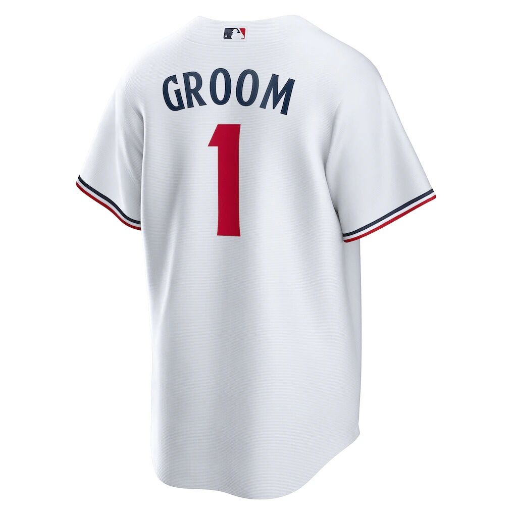 Minnesota Twins Nike #1 Groom Home Replica Jersey