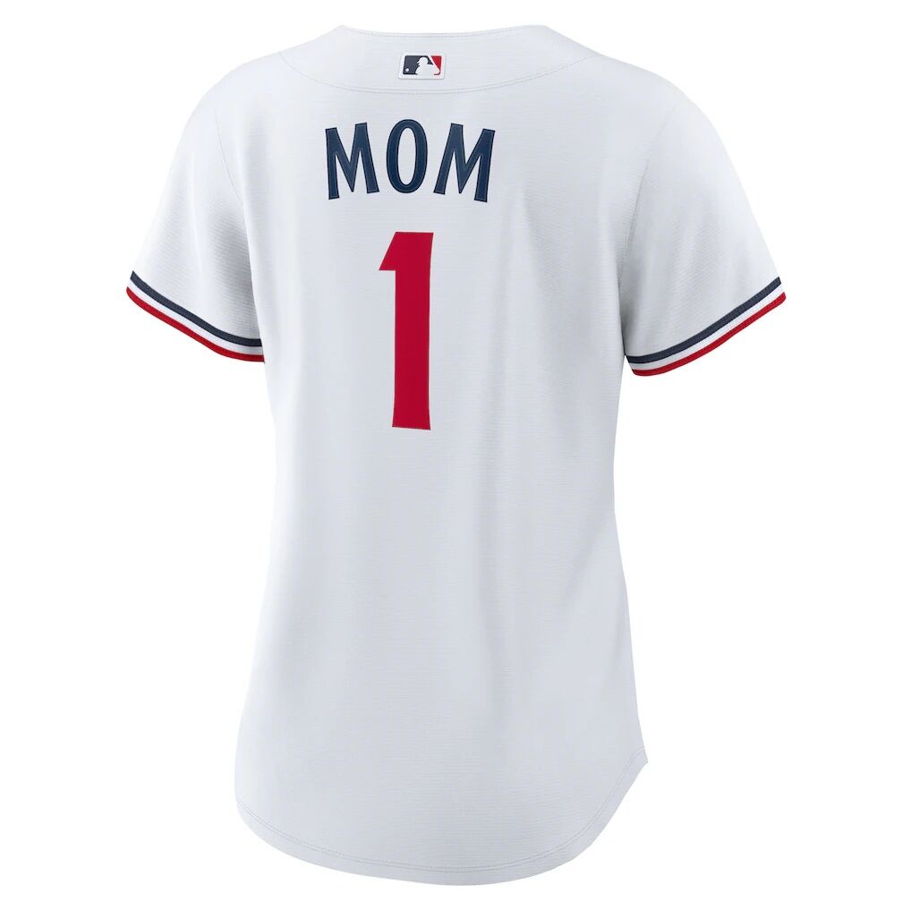 Minnesota Twins Nike Women's #1 Mom Home Replica Jersey
