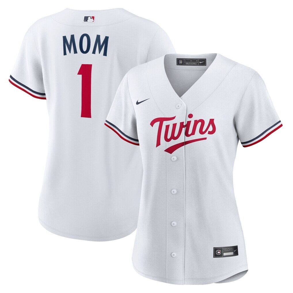 Minnesota Twins Nike Women's #1 Mom Home Replica Jersey