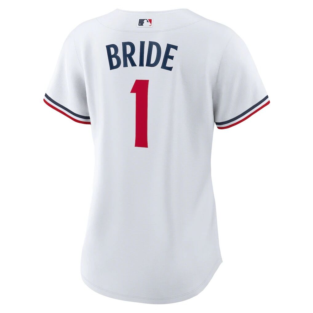 Minnesota Twins Nike Women's #1 Bride Home Replica Jersey