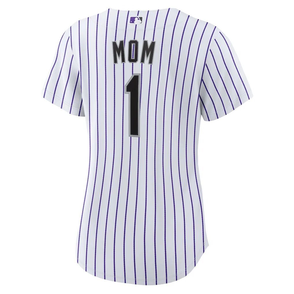 Colorado Rockies Nike Women's #1 Mom Home Replica Jersey