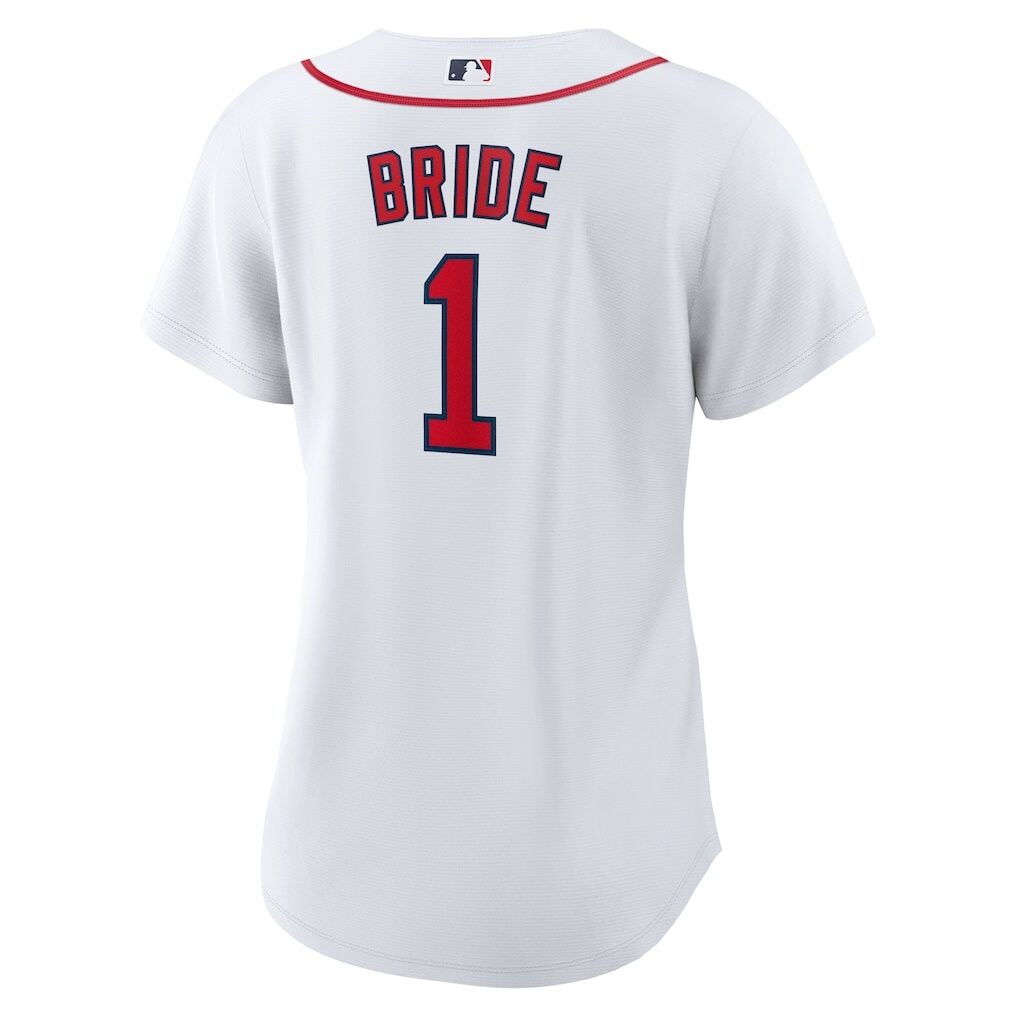 Boston Red Sox Nike Women's #1 Bride Home Replica Jersey