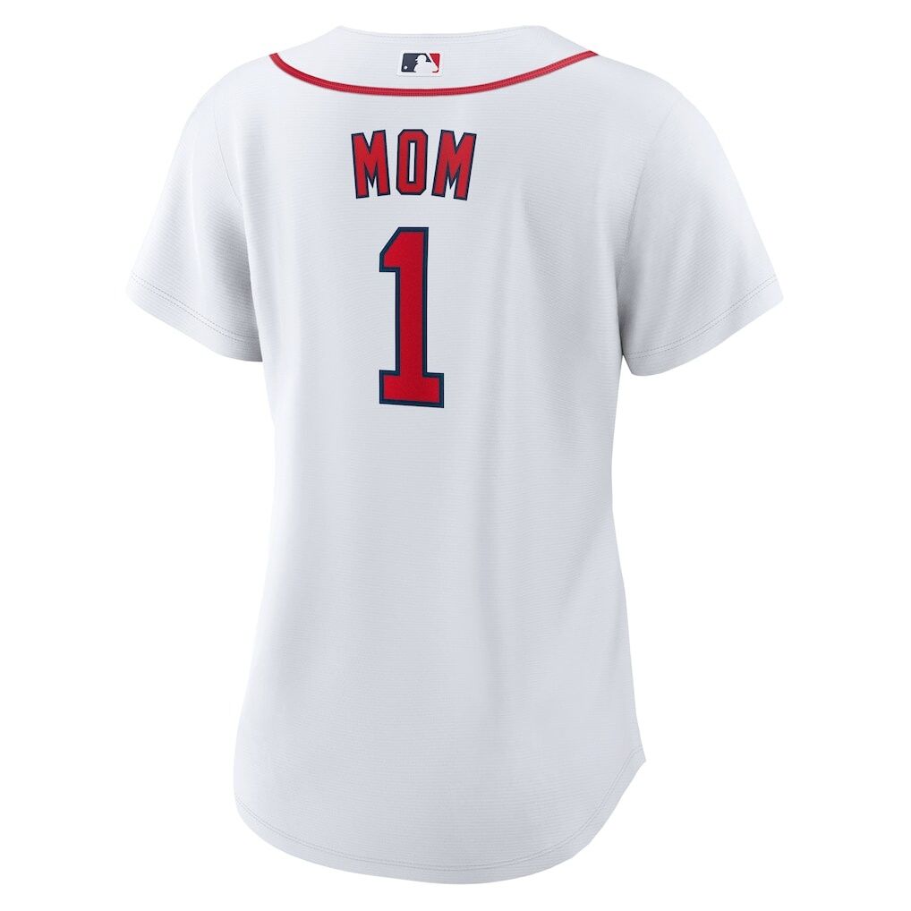 Boston Red Sox Nike Women's #1 Mom Home Replica Jersey