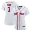 Boston Red Sox Nike Women's #1 Mom Home Replica Jersey - White - Front View