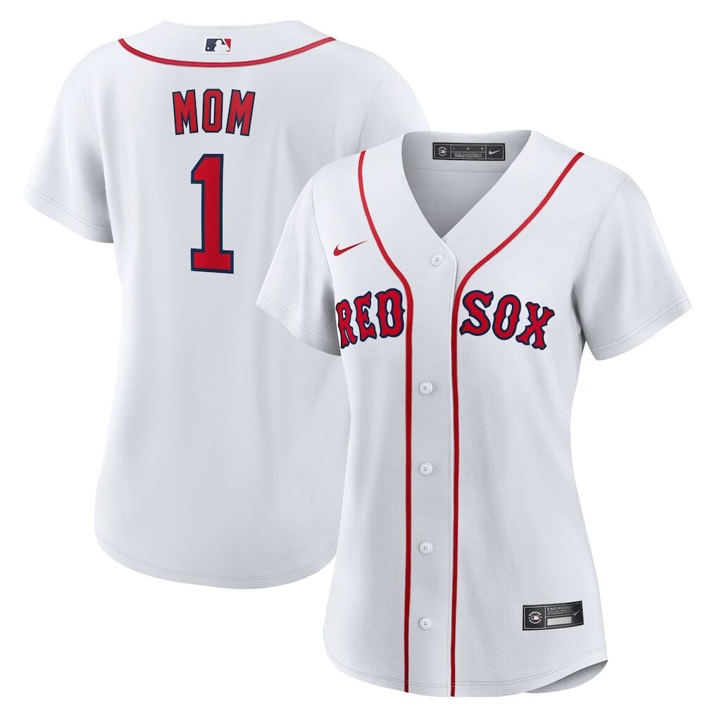 Boston Red Sox Nike Women's #1 Mom Home Replica Jersey