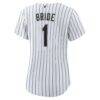 Chicago White Sox Nike Women's #1 Bride Home Replica Jersey - White - Detail View