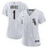 Chicago White Sox Nike Women's #1 Bride Home Replica Jersey - White - Front View