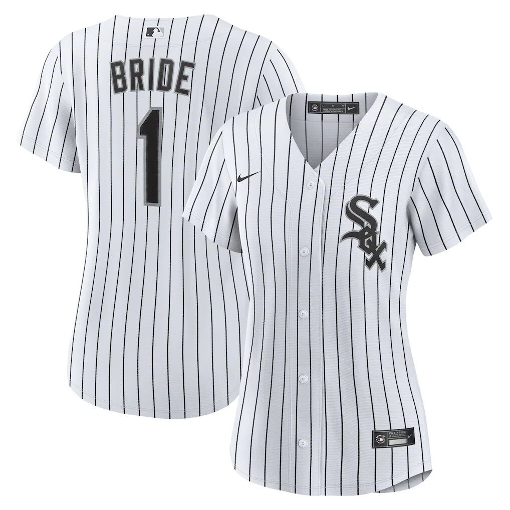 Chicago White Sox Nike Women's #1 Bride Home Replica Jersey