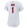 St. Louis Cardinals Nike Women's #1 Mom Home Replica Jersey - White - Detail View