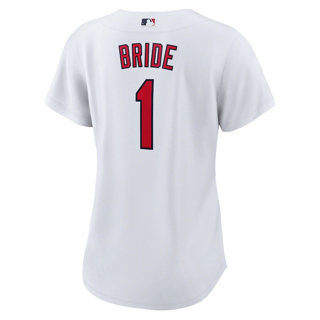St. Louis Cardinals Nike Women's #1 Bride Home Replica Jersey