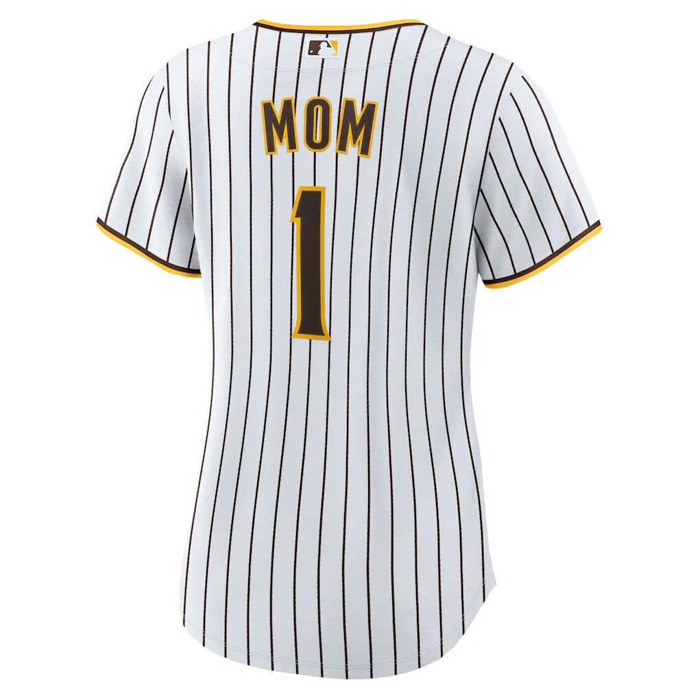 San Diego Padres Nike Women's #1 Mom Home Replica Jersey