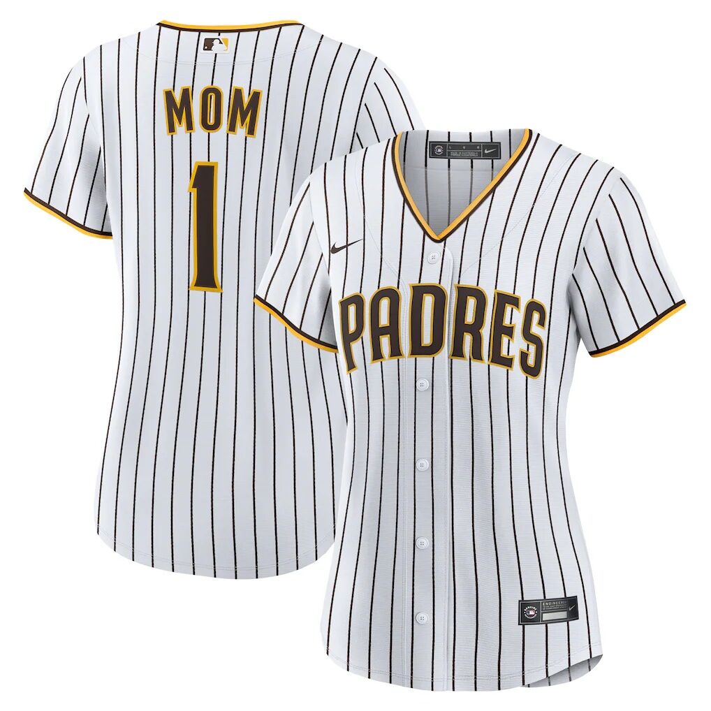 San Diego Padres Nike Women's #1 Mom Home Replica Jersey