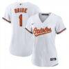 Baltimore Orioles Nike Women's #1 Bride Home Replica Jersey - White - Front View