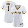 Pittsburgh Pirates Nike Women's #1 Mom Home Replica Jersey - White - Front View