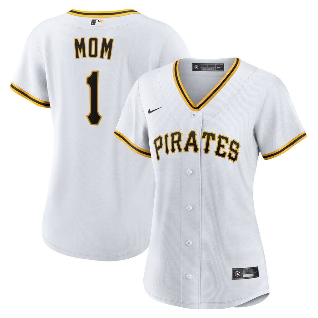 Pittsburgh Pirates Nike Women's #1 Mom Home Replica Jersey