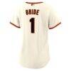 San Francisco Giants Nike Women's #1 Bride Home Replica Jersey - White - Detail View