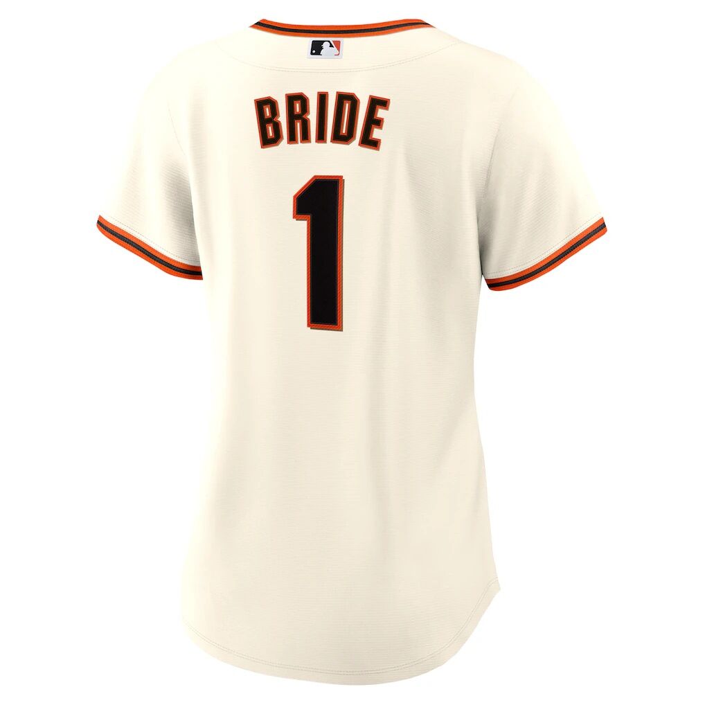 San Francisco Giants Nike Women’s #1 Bride Home Replica Jersey