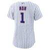 Chicago Cubs Nike Women's #1 Mom Home Replica Jersey - White - Detail View