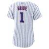 Chicago Cubs Nike Women's #1 Bride Home Replica Jersey - White - Detail View