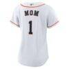Houston Astros Nike Women's #1 Mom Home Replica Jersey - White - Detail View