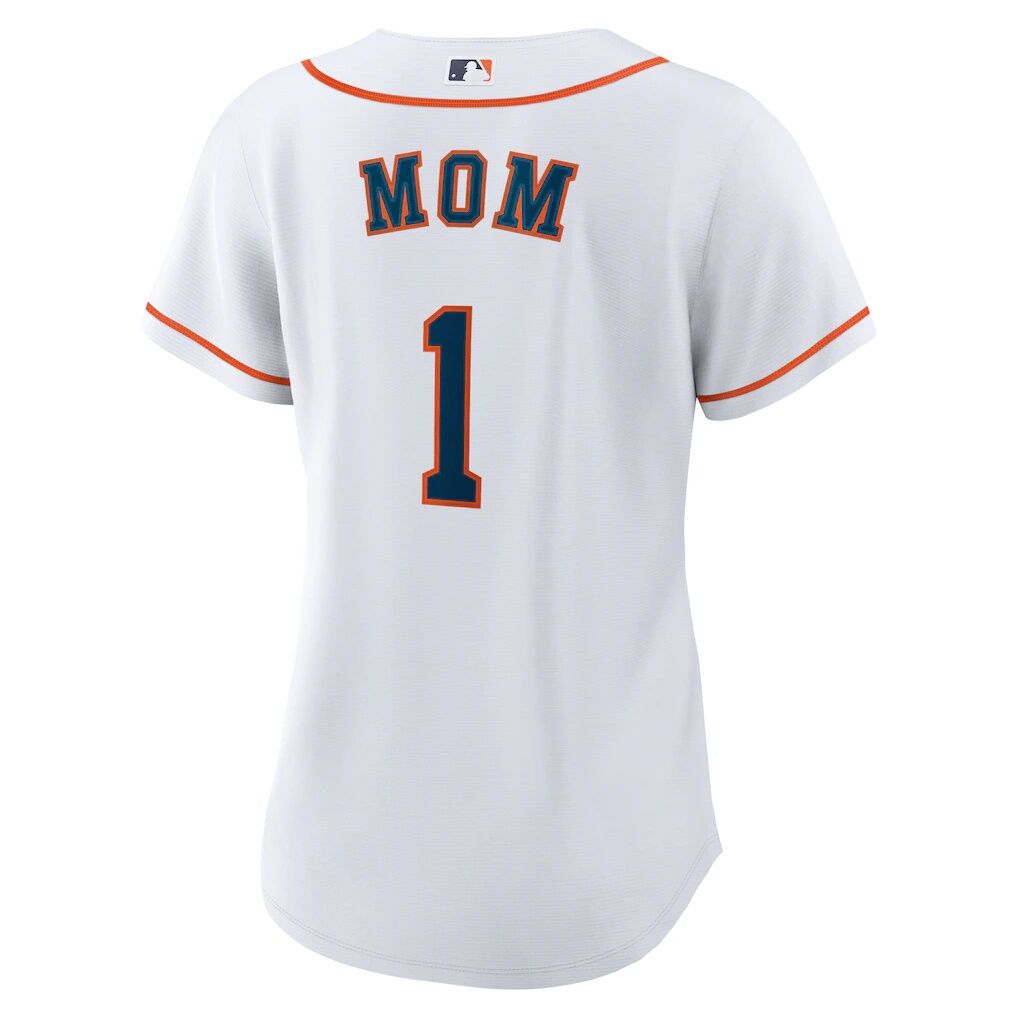 Houston Astros Nike Women’s #1 Mom Home Replica Jersey