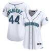 Julio Rodríguez Seattle Mariners Nike Women's Home Limited Jersey - White - Front View