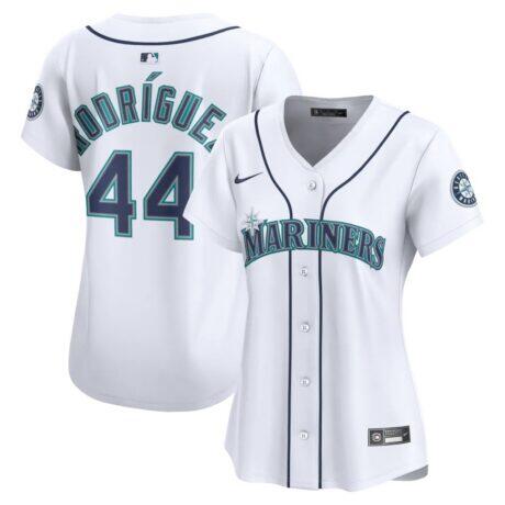 Julio Rodríguez Seattle Mariners Nike Women's Home Limited Jersey - White - Front View