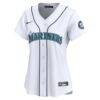 Julio Rodríguez Seattle Mariners Nike Women's Home Limited Jersey - White - Side View