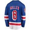 J.T. Miller New York Rangers Fashion7 Home Breakaway Jersey - Blue - Detail View