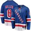 J.T. Miller New York Rangers Fashion7 Home Breakaway Jersey - Blue - Front View