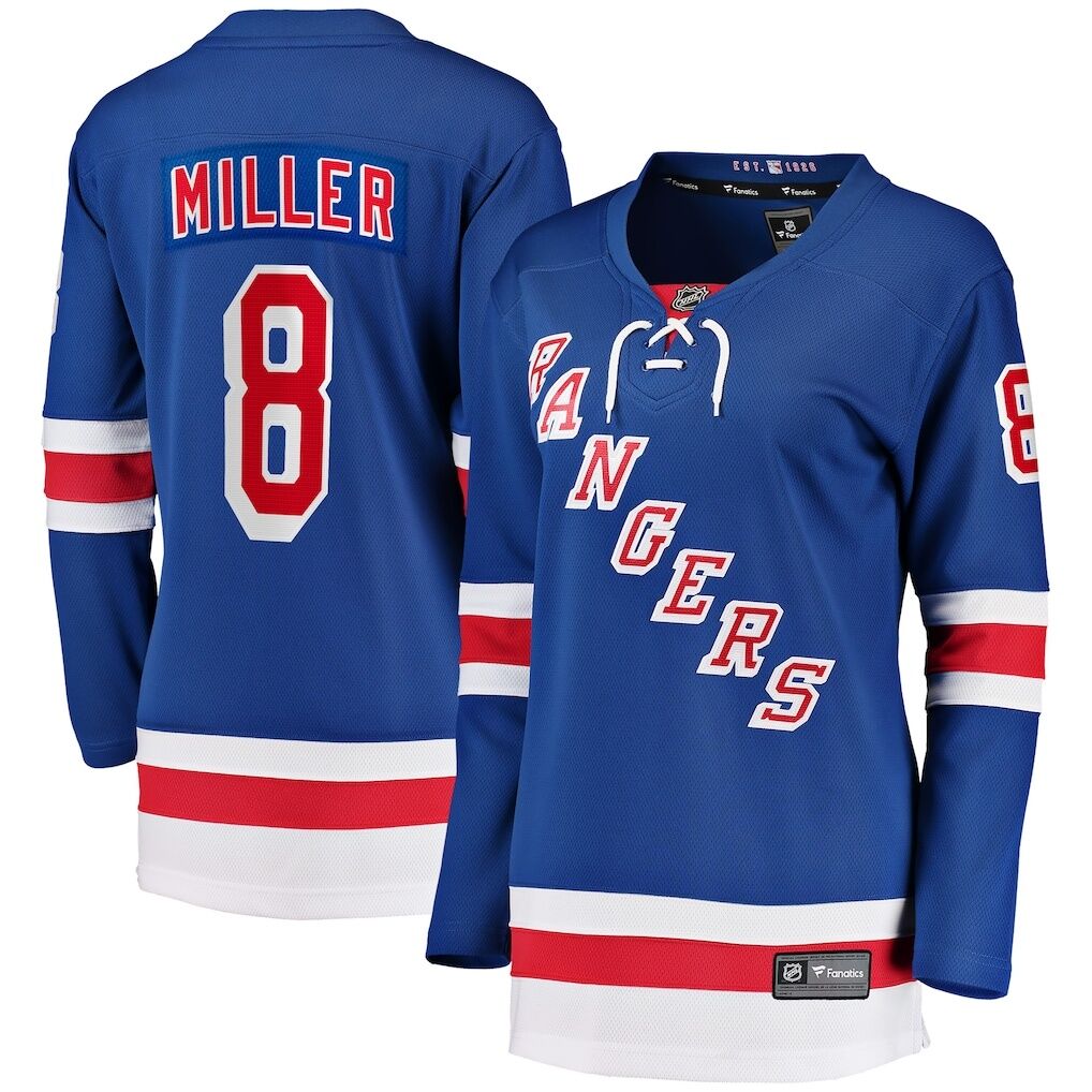 J.T. Miller New York Rangers Fashion7 Women's Home Breakaway Player Jersey