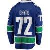 Filip Chytil Vancouver Canucks Fashion7 Home Breakaway Jersey - Blue - Detail View