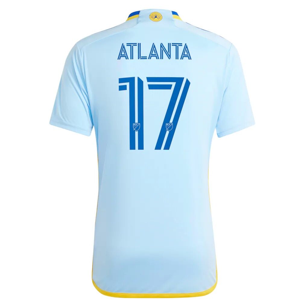 #17 Atlanta United FC adidas 2024 The Resurgens Kit Replica Player Jersey – Light Blue
