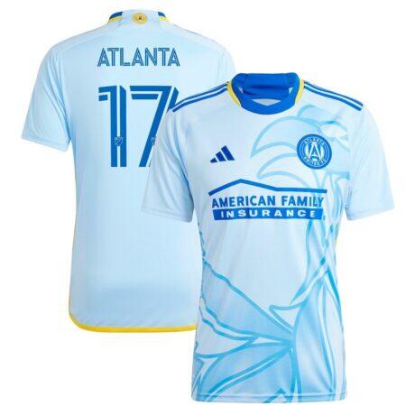 #17 Atlanta United FC adidas 2024 The Resurgens Kit Replica Player Jersey - Light Blue - Front View